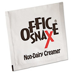 OFFICE SNAX  INC. Premeasured Single-Serve Packets  Powder Non-Dairy Creamer  800/carton; UNIT OF MEASURE: BX