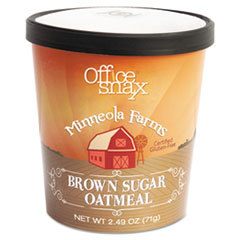 OFFICE SNAX  INC. Minneola Farms Oatmeal  Brown Sugar  2.49oz Bowl  24/carton; UNIT OF MEASURE: BX