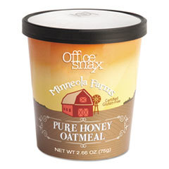 OFFICE SNAX  INC. Minneola Farms Oatmeal  Pure Honey  2.66oz Bowl  24/carton; UNIT OF MEASURE: BX