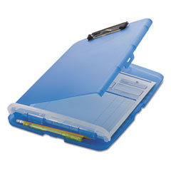 OFFICEMATE INTERNATIONAL CORP. Low Profile Storage Clipboard  1/2in Capacity  Holds 8 1/2 X 11  Translucent Blue; UNIT OF MEASURE: EA