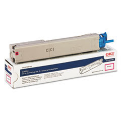 OKIDATA 43459302 High-Yield Toner  2000 Page-Yield  Magenta; UNIT OF MEASURE: EA