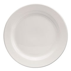 OFFICE SETTINGS Chef's Table Porcelain Round Dinnerware  Dinner Plate  10in Dia  White  8/box; UNIT OF MEASURE: BX