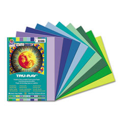 PACON CORPORATION Tru-Ray Construction Paper  76 Lbs.  9 X 12  Assorted  50 Sheets/pack; UNIT OF MEASURE: PG