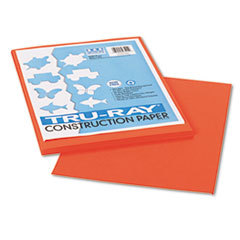 PACON CORPORATION Tru-Ray Construction Paper  76 Lbs.  9 X 12  Pumpkin  50 Sheets/pack; UNIT OF MEASURE: PG