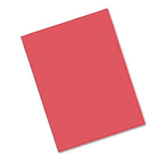 PACON CORPORATION Riverside Construction Paper  76 Lbs.  18 X 24  Red  50 Sheets/pack; UNIT OF MEASURE: PG