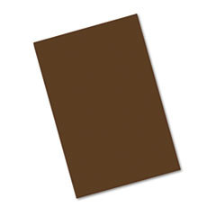 PACON CORPORATION Riverside Construction Paper  76 Lbs.  12 X 18  Dark Brown  50 Sheets/pack; UNIT OF MEASURE: PG