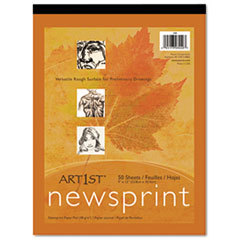 PACON CORPORATION Art1st Newsprint Pads  30 Lbs.  9 X 12  White  50 Sheets/pad; UNIT OF MEASURE: PD