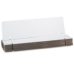 PACON CORPORATION Spotlight Corrugated Presentation Headers Display  36 X 9 1/2  White  24/carton; UNIT OF MEASURE: BX