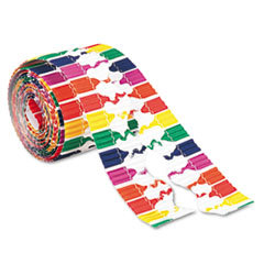 PACON CORPORATION Bordette Designs  2 1/4in X 25' Roll  Crayons; UNIT OF MEASURE: RL