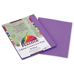 PACON CORPORATION Peacock Sulphite Construction Paper  76 Lbs.  9 X 12  Violet  50 Sheets/pack; UNIT OF MEASURE: PG