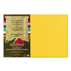 PACON CORPORATION Peacock Sulphite Construction Paper  76 Lbs.  12 X 18  Gold  50 Sheets/pack; UNIT OF MEASURE: PG
