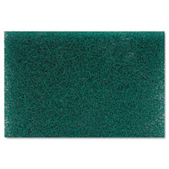 PREMIERE PADS Heavy-Duty Scour Pad  Green  6 X 9  15/carton; UNIT OF MEASURE: BX