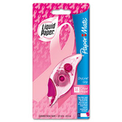 SANFORD Pink Ribbon Dryline Grip Correction Tape  Non-Refillable  1/5in X 335in; UNIT OF MEASURE: EA