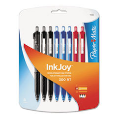 SANFORD Inkjoy 300rt Ballpoint Pen  1mm  Blue/black/red Ink  8 Pens/set; UNIT OF MEASURE: SE