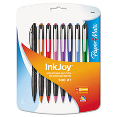 SANFORD Inkjoy 500 Rt Ballpoint Retractable Pen  1.0 Mm  Assorted  8/pk; UNIT OF MEASURE: SE