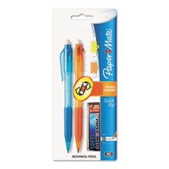 SANFORD Quick Flip Mechanical Pencil  .7mm  Blue-Orange Barrel  2/pack; UNIT OF MEASURE: PG