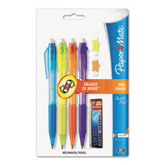 SANFORD Quick Flip Mechanical Pencil  .7mm  Blue-Orange-Purple-Yellow Barrel  4/pack; UNIT OF MEASURE: PG