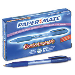 SANFORD Comfortmate Grip Ballpoint Retractable Pen  Blue Ink  Medium  Dozen; UNIT OF MEASURE: DZ