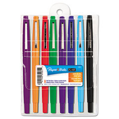 SANFORD Point Guard Flair Porous Point Stick Pen  Assorted Ink  Medium  8 Per Set; UNIT OF MEASURE: SE