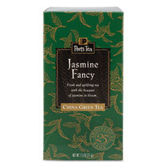 PEETS Tea Bags  Jasmine Fancy  2.5 Oz  25/box; UNIT OF MEASURE: BX
