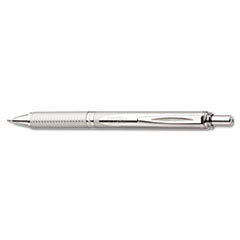 PENTEL OF AMERICA Energel Alloy Rt Retractable Liquid Gel Pen  .7mm  Chrome Barrel  Black Ink; UNIT OF MEASURE: EA