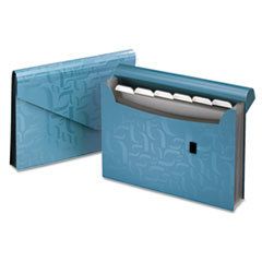 ESSELTE PENDAFLEX CORP. Essentials Expanding File  Seven Pockets  Poly  13 1/2 X 9  Blue; UNIT OF MEASURE: EA