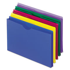 ESSELTE PENDAFLEX CORP. Expanding File Jackets  Legal  Poly  Blue/green/purple/red/yellow  5/pack; UNIT OF MEASURE: PG
