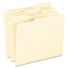 ESSELTE PENDAFLEX CORP. Anti Mold And Mildew File Folders  1/3 Cut Top Tab  Letter  Manila  100/box; UNIT OF MEASURE: BX