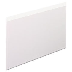 ESSELTE PENDAFLEX CORP. Self-Adhesive Vinyl Pockets  5 X 8. Clear Front/white Backing  100/box; UNIT OF MEASURE: BX