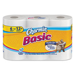 PROCTER &amp; GAMBLE Basic Big Roll  1-Ply  4 X 3.92  264/roll  6 Roll/pack  48 Roll/carton; UNIT OF MEASURE: PG