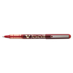 PILOT CORP. OF AMERICA Vball Liquid Ink Roller Ball Stick Pen  Red Ink  .7mm  Dozen; UNIT OF MEASURE: DZ