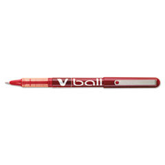 PILOT CORP. OF AMERICA Vball Liquid Ink Roller Ball Stick Pen  Red Ink  .5mm  Dozen; UNIT OF MEASURE: DZ
