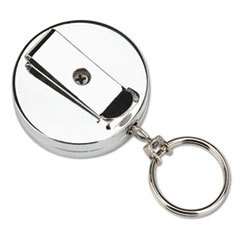 PM COMPANY Pull Key Reel Wearable Key Organizer  Stainless Steel; UNIT OF MEASURE: EA