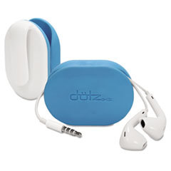 PARIS BUSINESS PRODUCTS Dotz Flex Earbud Wrap  Cyan; UNIT OF MEASURE: EA