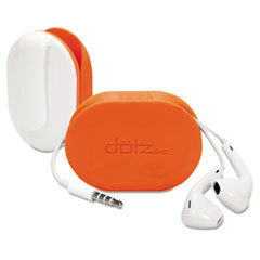 PARIS BUSINESS PRODUCTS Dotz Flex Earbud Wrap  Orange; UNIT OF MEASURE: EA