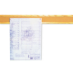 QUARTET MFG. Cork Bulletin Board Border  Natural Cork  48 X 5  Oak Frame; UNIT OF MEASURE: EA