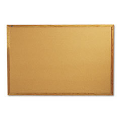 QUARTET MFG. Classic Cork Bulletin Board  72 X 48  Oak Finish Frame; UNIT OF MEASURE: EA