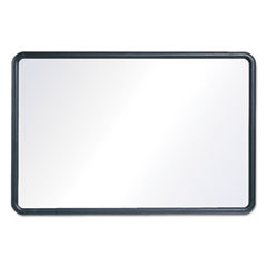 QUARTET MFG. Contour Dry-Erase Board  Melamine  24 X 18  White Surface  Black Frame; UNIT OF MEASURE: EA