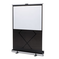 QUARTET MFG. Euro Portable Cinema Screen W/black Carrying Case  80in Diagonal; UNIT OF MEASURE: EA