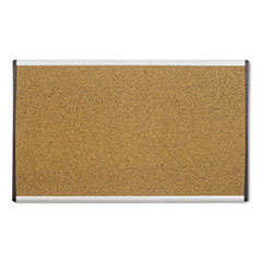QUARTET MFG. Arc Frame Cork Cubicle Board  18 X 30  Tan  Aluminum Frame; UNIT OF MEASURE: EA