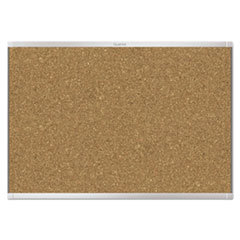 QUARTET MFG. Prestige 2 Magnetic Cork Bulletin Board  36 X 24  Aluminum Frame; UNIT OF MEASURE: EA