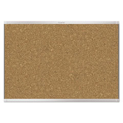 QUARTET MFG. Prestige 2 Magnetic Cork Bulletin Board  48 X 36  Aluminum Frame; UNIT OF MEASURE: EA