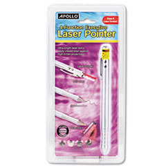 QUARTET MFG. Class Two Four-Function Executive Laser Pointer  Projects 150 Yards  Silver; UNIT OF MEASURE: EA