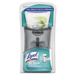 RECKITT BENCKISER Hand Soap Dispenser Kit  8.5oz  Plastic  Stainless Look  Aloe; UNIT OF MEASURE: KT