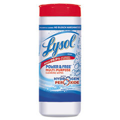 RECKITT BENCKISER Power &amp; Free Multi-Purpose Cleaning Wipes  Oxygen Splash  35/canister; UNIT OF MEASURE: EA