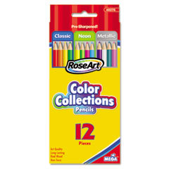 THE BOARD DUDES Color Collections Colored Pencils  Classic/neon/metallic Assorted  12/set; UNIT OF MEASURE: SE