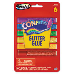 THE BOARD DUDES Confetti Glitter Glue Sticks  Assorted  .21 Oz  6 Sticks; UNIT OF MEASURE: SE
