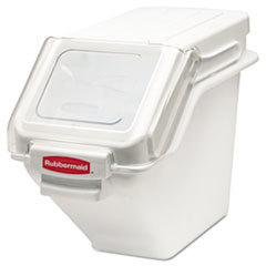 RUBBERMAID COMMERCIAL PROD. Prosave Shelf Ingredient Bins  5.4gal  11 1/2w X 23 1/2d X 16 7/8h  White; UNIT OF MEASURE: EA