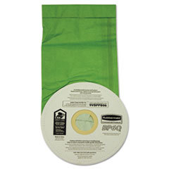 RUBBERMAID COMMERCIAL PROD. Vacuum Bags  Disposable  For Rubbermaid Commercial Backpack Vacuums  10/pack; UNIT OF MEASURE: PG