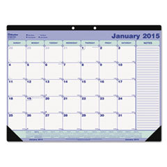 REDIFORM OFFICE PRODUCTS Monthly Desk Pad  Chipboard  2015  12-Month  21 3/4 X 17; UNIT OF MEASURE: EA